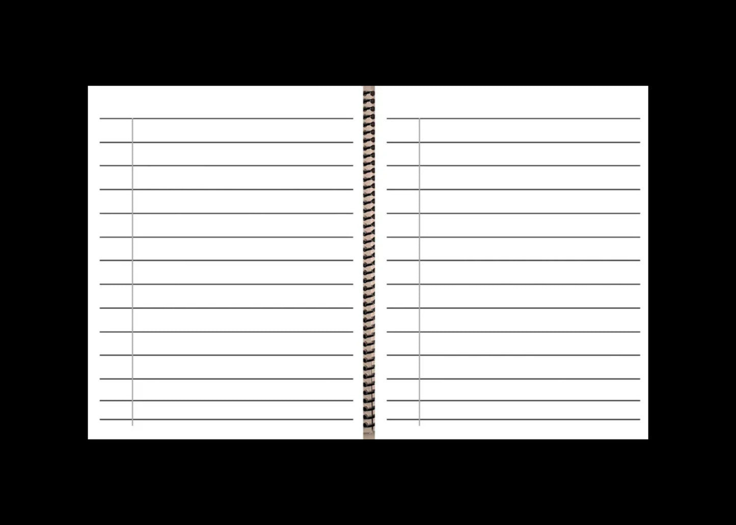 Jumbo Large Print Wide-line Notebook | 15 pages double sided