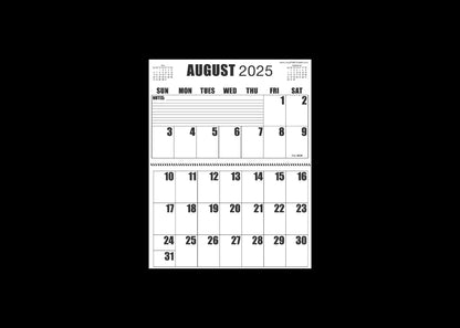 Jumbo Large Print 2025 Wall Calendar | Heavy Weight Paper | 17" x 22" open, or closed it is 17" x 11" | 13-months, January 2025 to January 2026