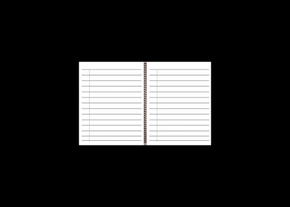 Jumbo Large Print Wide-line Notebook | 15 pages double sided