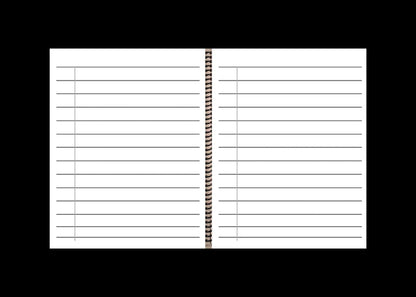 Jumbo Large Print Wide-line Notebook | 15 pages double sided
